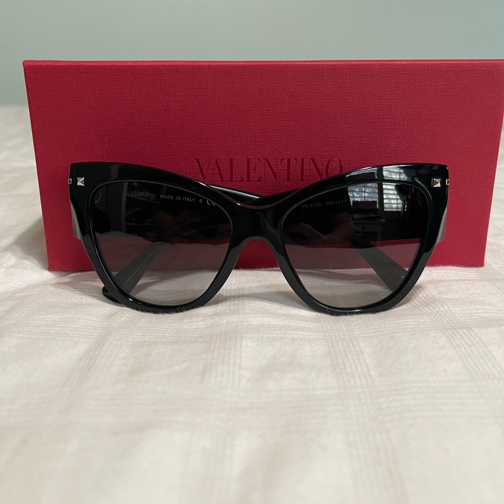 Valentino Rockstud Cat-Eye Sunglasses